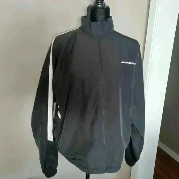 Brooks Mens Black Running Windbreaker M - Picture 2 of 16